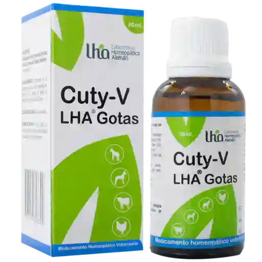 Cuty-V LHA Gotas Medicamento Homeopático Veterinario (30 mL)