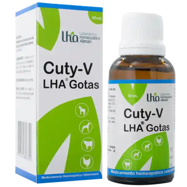 Cuty-V LHA Gotas Medicamento Homeopático Veterinario