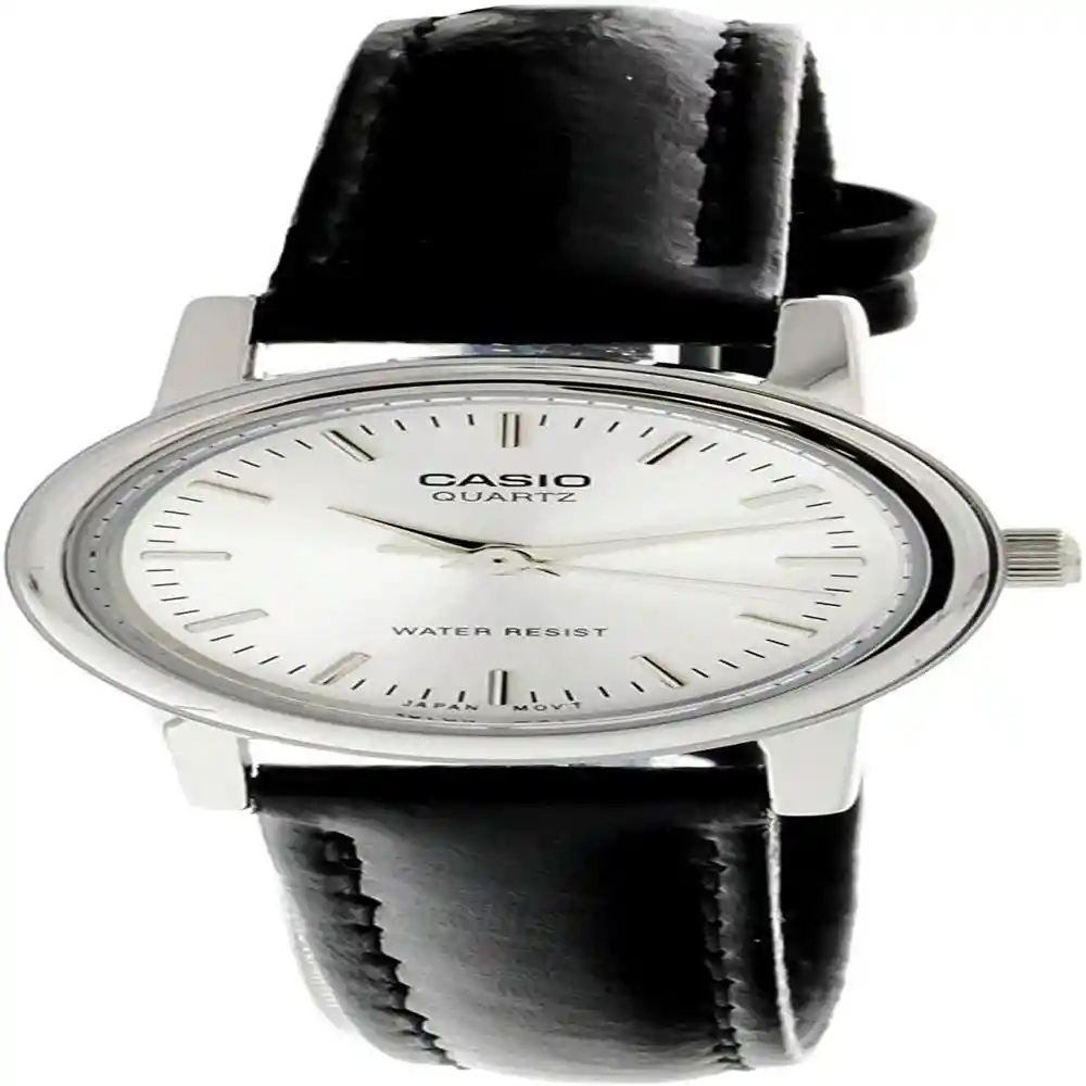 Reloj Casio Negro Ltp-1095e-7a Para Dama