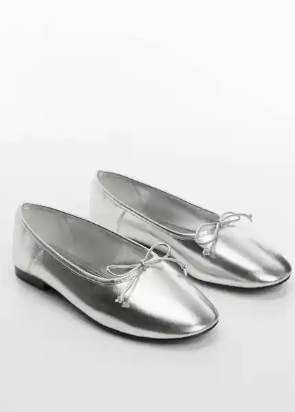 Zapatos Blaze Mujer Plata Talla 41 Mango