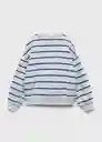 Buzo Sudadera Rayo Azul Talla 14 Niña Mango