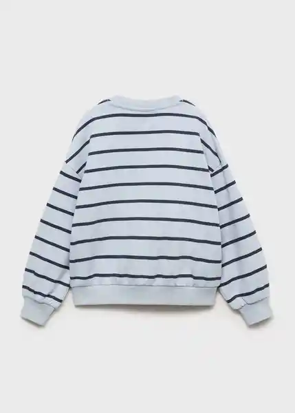 Buzo Sudadera Rayo Azul Talla 14 Niña Mango