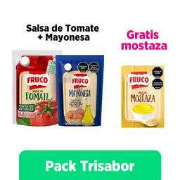 Salsa de Tomate Fruco 400G + Mayonesa Fruco 380g GRATIS Mostaza Fruco 80G