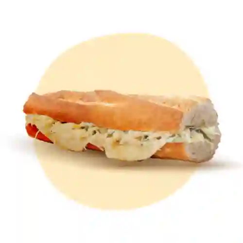 Sanduche Pollo, Pepinillos y Queso