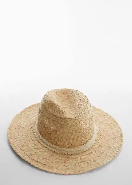 Sombrero Aruba Beige Talla 99 Mujer Mango