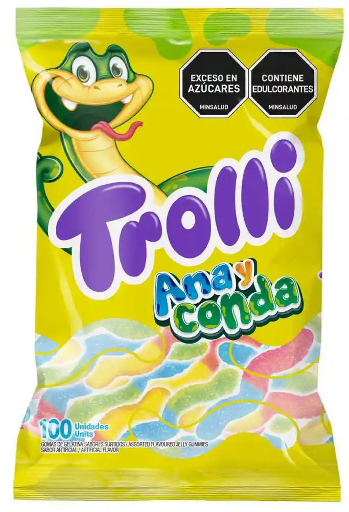Gomas Gelatina Surtidos Anaconda Trolli