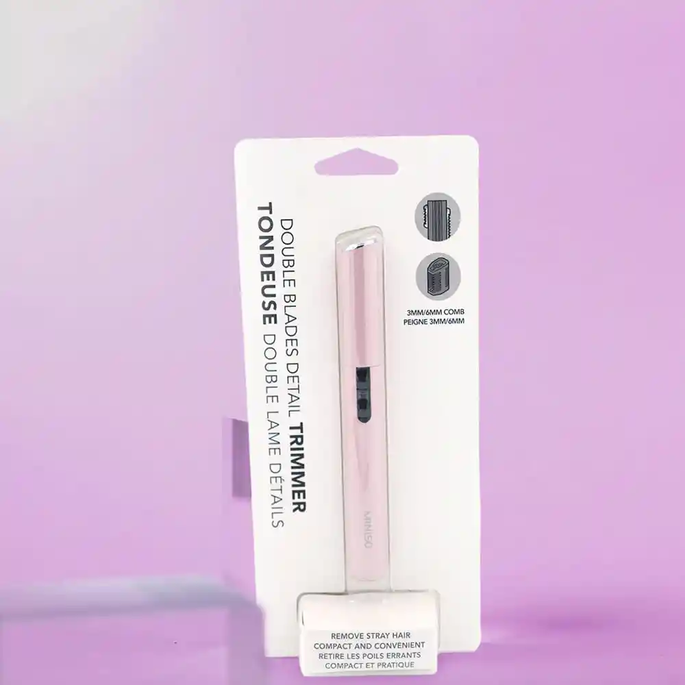 Miniso Rasuradora Electrica Para Mujer De Doble Hoja, Blanca