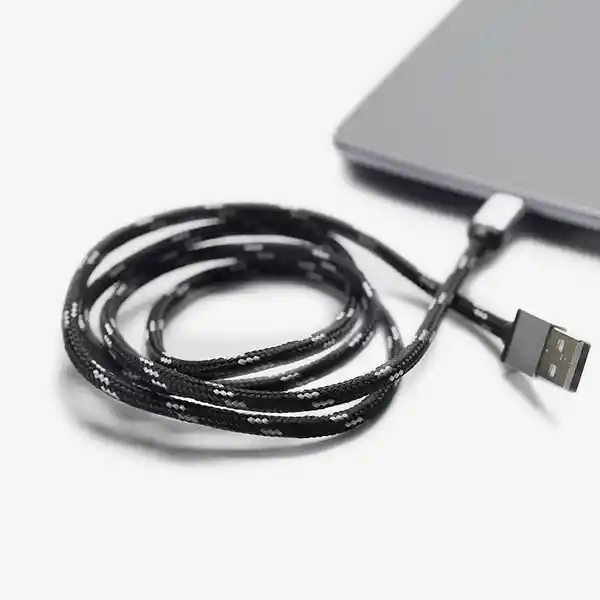 Inkanta Cable Retrocable Android Negro