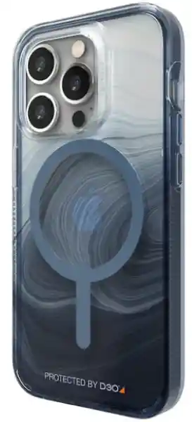 Gear4 Case Milan Snap iPhone 14 Pro Max Transparente/Azul