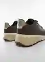 Zapatos Deportiva Rule Khaki Talla 42 Hombre Mango