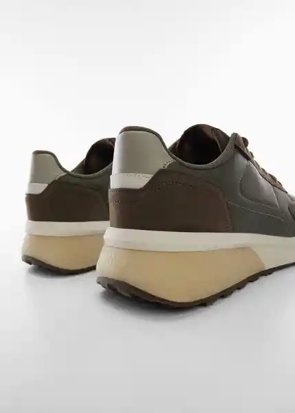 Zapatos Deportiva Rule Khaki Talla 42 Hombre Mango