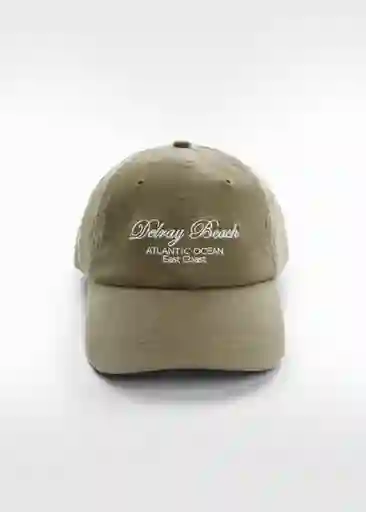 Gorra Crew Khaki Talla 99 Hombre Mango