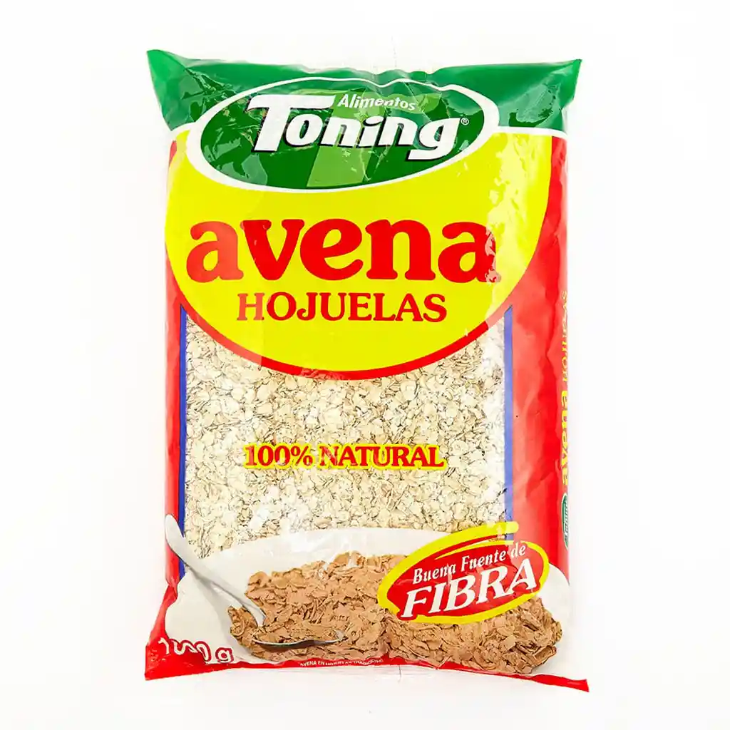 Toning Avena en Hojuelas 100% Natural