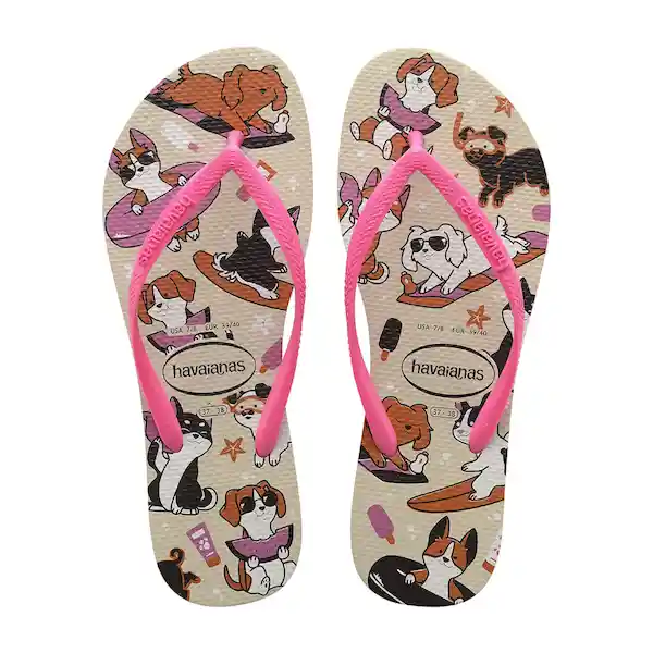 Havaianas Sandalias Slim Pets Mujer Talla 39-40 7893249611242