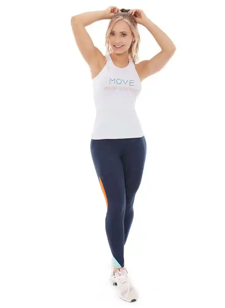 Camiseta Deportiva Mujer M-blanco