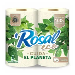 Rosal Eco Papel Higiénico Triple Hoja Ecológico