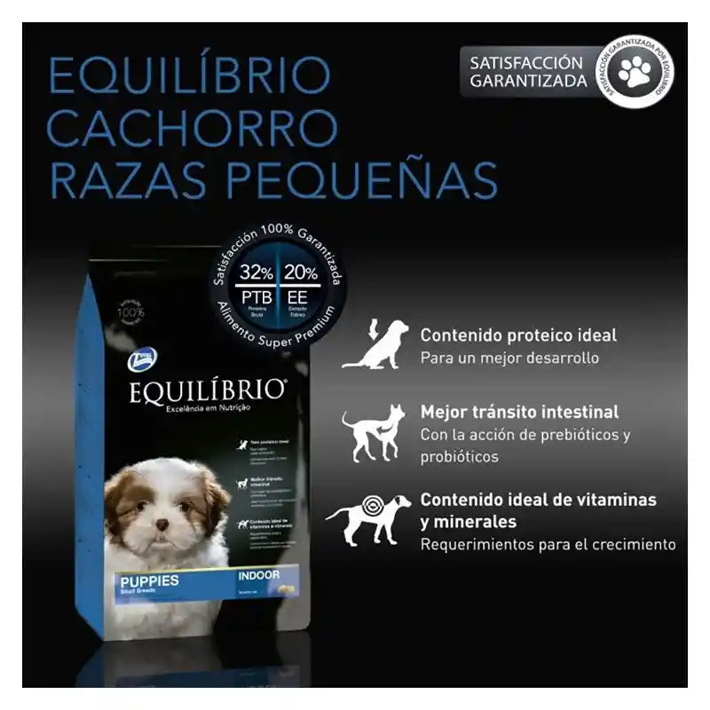Equilíbrio Alimento para Perro Cachorro de Raza Pequeña
