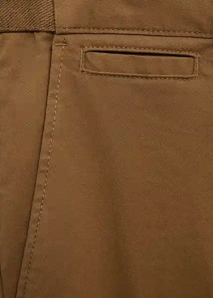 Pantalón Prato Marrón Talla 40 Hombre Mango