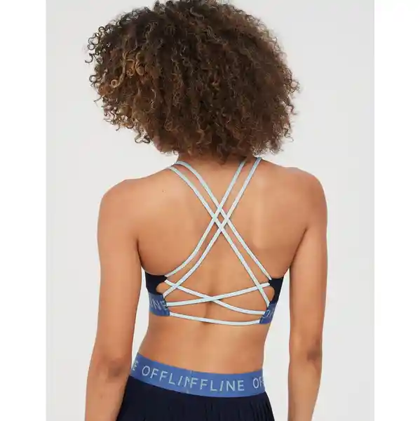 Top Deportivo Aerie Azul Talla X-LARGE American Eagle