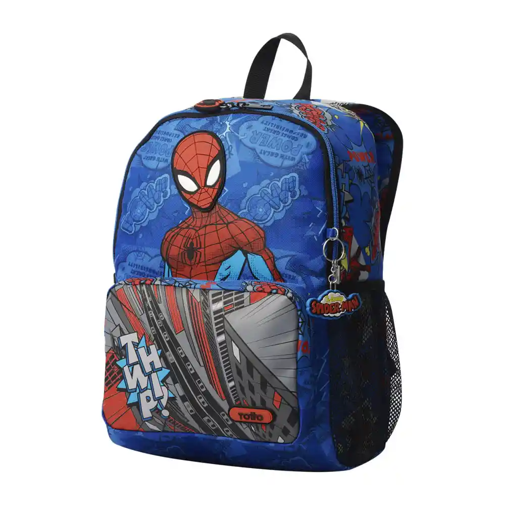 Morral Totto Kids Spidrman Pop M Azul