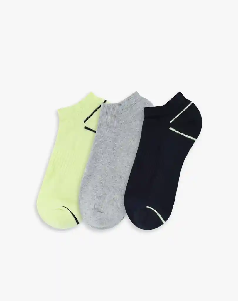 Media Tobillera Elaborada Con Algodón Masculino Juka X3 Gef Talla 10-12