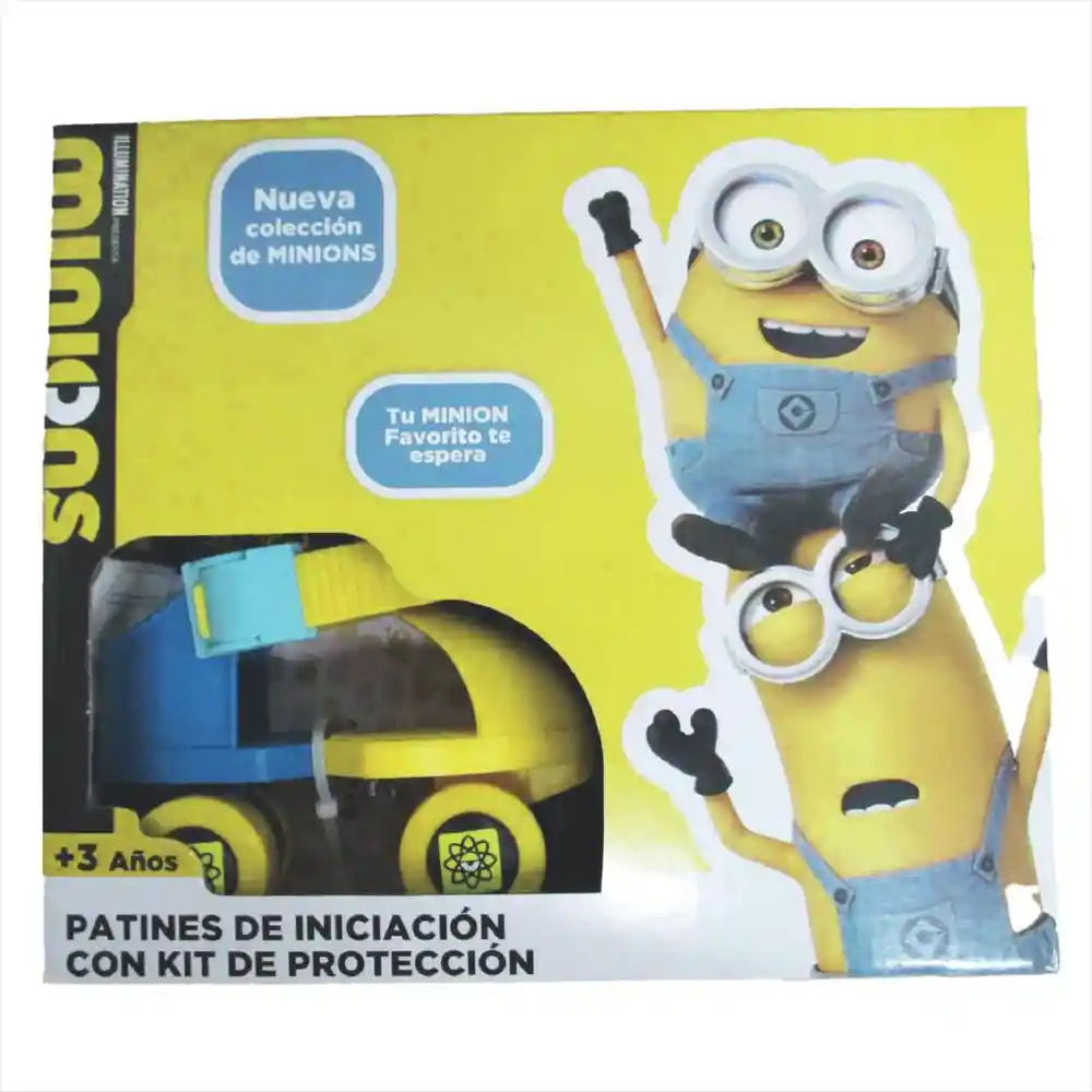 Patines de Iniciación Con Kit de Protección Minions