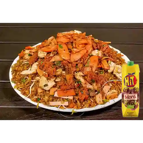 Combo Arroz Ranchero para 2 + Hit Mora 1 l