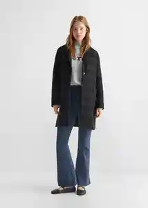 Abrigo Babylon Gris Talla 19 Teen Niñas Mango