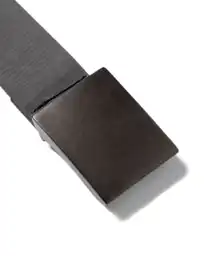 Correa Plaque Masculino Negro Sombrío Ultraoscuro 38 Chevignon