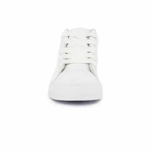 Los Gomosos Tenis Escolar Capra Alto Unisex Blanco Talla 21