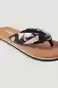 ONeill Sandalias Ditsy Sun Femenina Negro y Rojo Talla 08