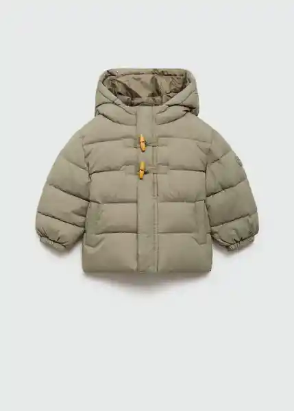 Abrigo Anorak Aldoal Verde Talla 67 Niños Mango
