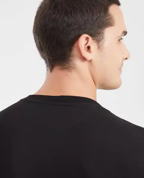 Camiseta Fine Clothing Negro Sombrio Ultraoscuro M Chevignon