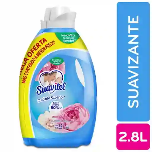 Suavizante Suavitel Cuidado Superior Fresca Primavera 2.8L x 2