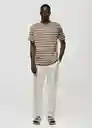 Camiseta French1 Khaki Talla XXL Hombre Mango