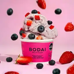 Helado de Coco Sabor Yogurt y Frutos Del Bosque - Bodai