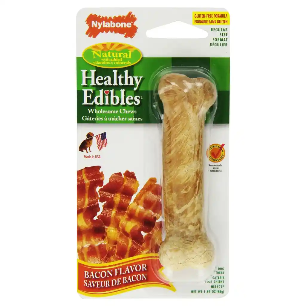 Nylabone Hueso para Perro Sabor Tocino