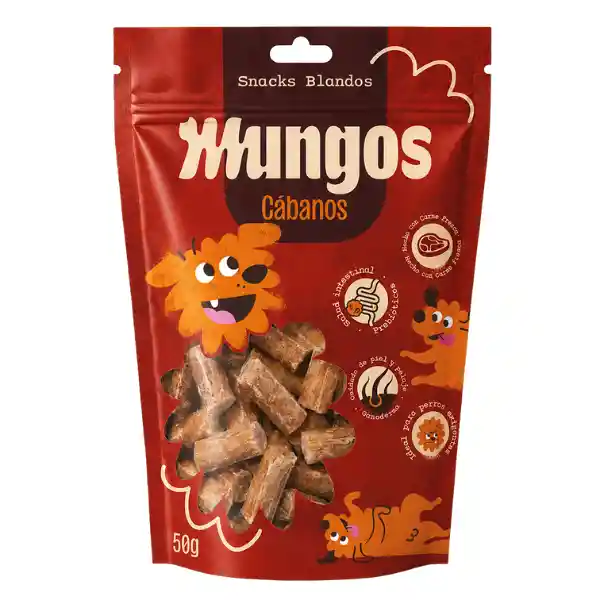 Mungos Cabanos Snack para Perro Sabor Carne Ahumado