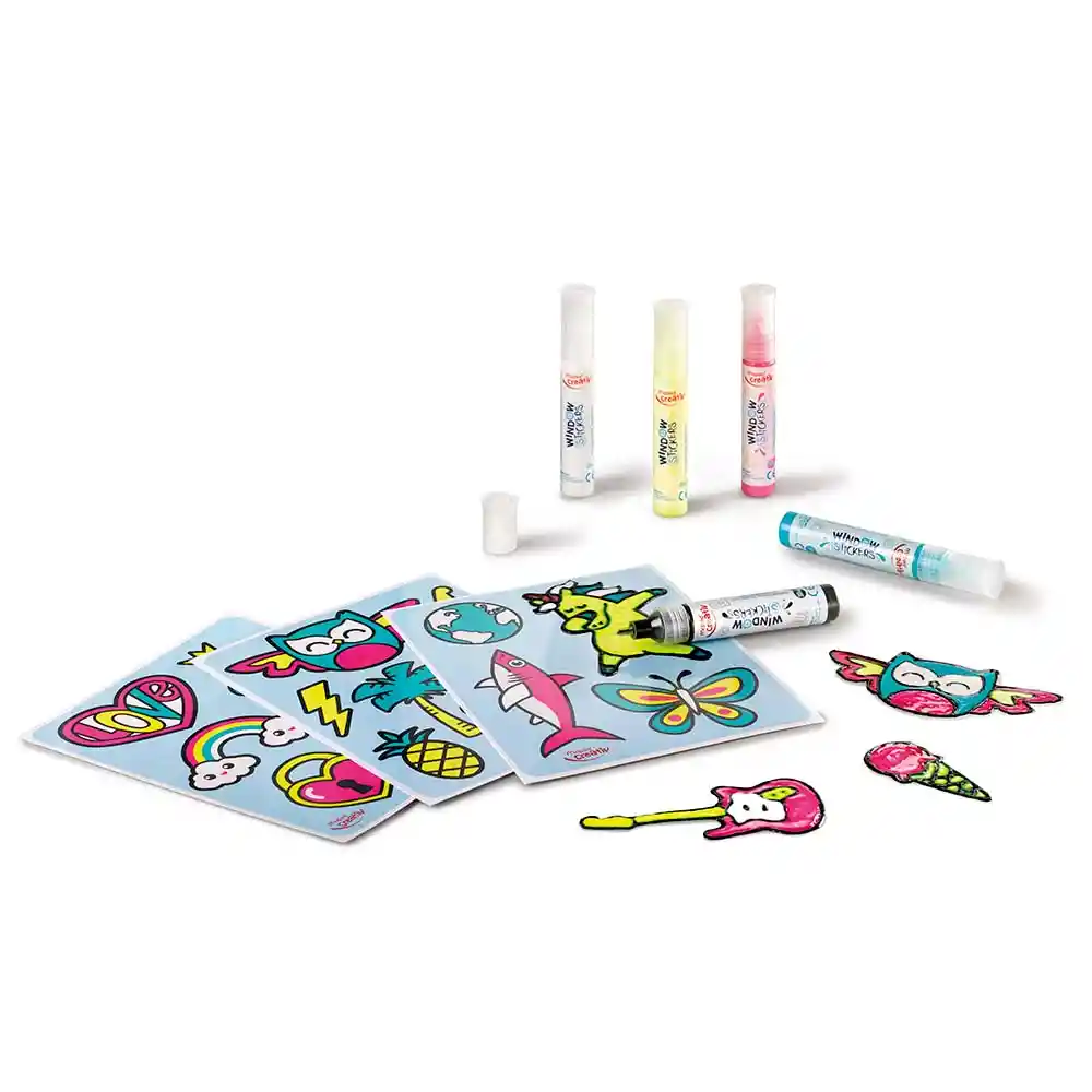 Maped Kit de Actividades Creativ Stickers de Gel Para Ventanas