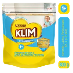 Alimento lácteo KLIM 1+ Deslactosado x 800g