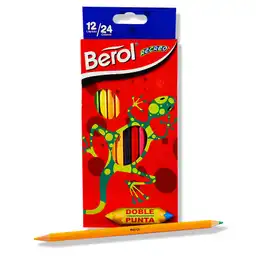 Berol Lápiz de Color Recreo Doble Punta Para Creatividad
