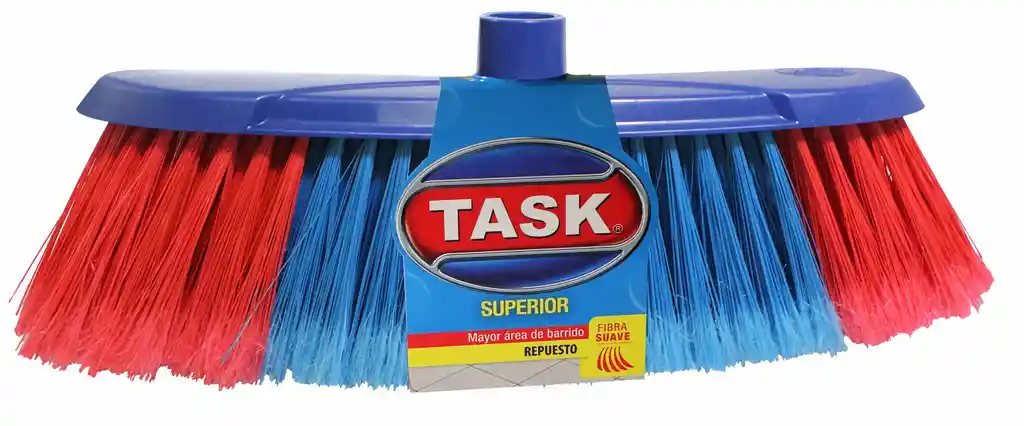 Task Repuesto de Escoba con Cerdas Suaves