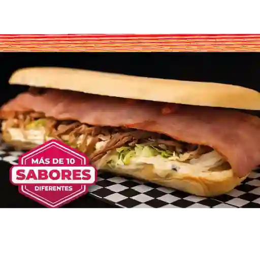 Sándwich jamón de cerdo