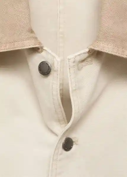 Chaqueta Cazadora Newrio Crudo Talla M Mujer Mango