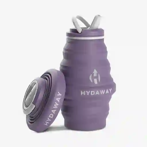 Hydaway Botella Plegable Morado 17 oz