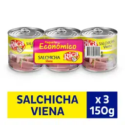 Rica Rondo Salchicha Viena en Lata