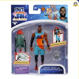 Space Jam Figura Lebron James & Acme Rocket Pack 4000