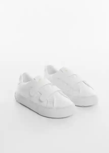 Zapatos Deportiva Adamb Niños Blanco Talla 23 Mango