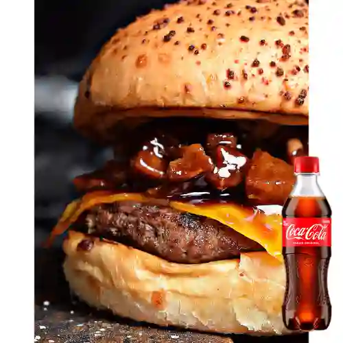 Combo Pigasus Burger + Coca Cola Original 400 ml