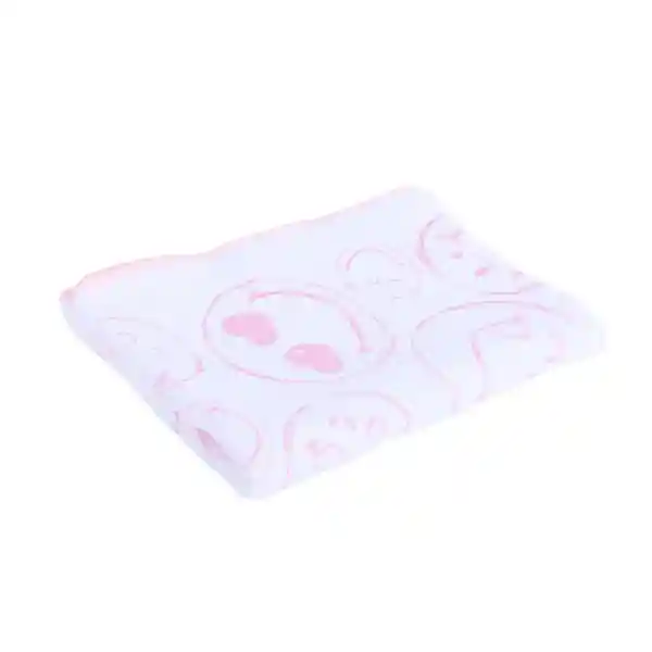 Toalla de Baño de Microfibra Colección Smiley World Rosa Miniso